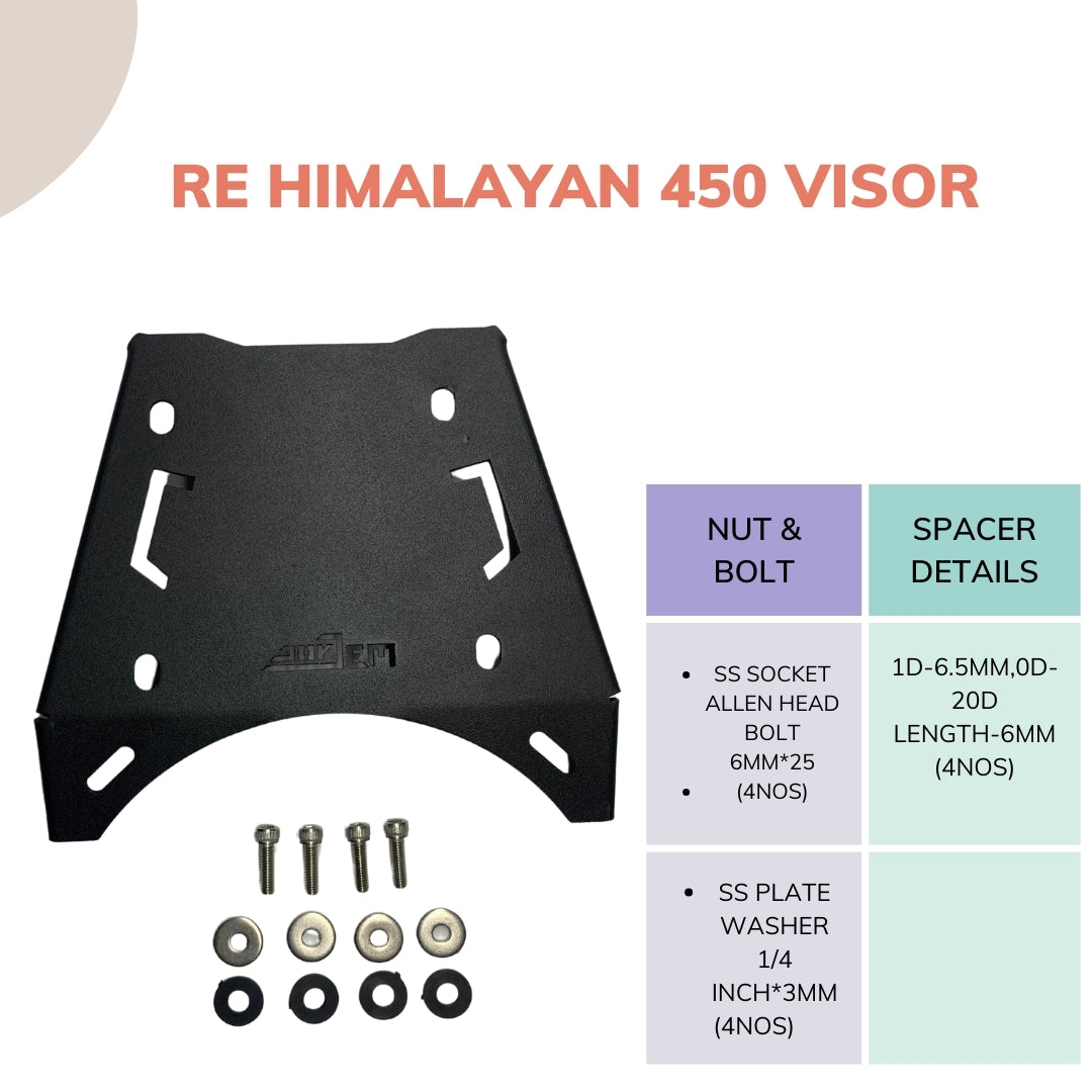 metalic visor for himalayan 450