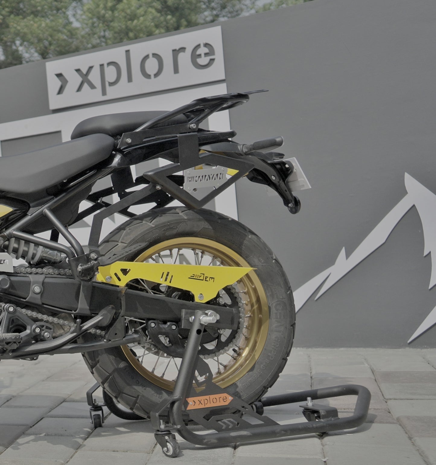 himalayan 450 chain guard