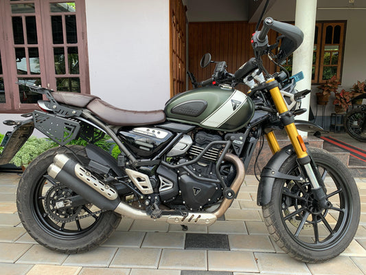 scrambler 400 x crash guard