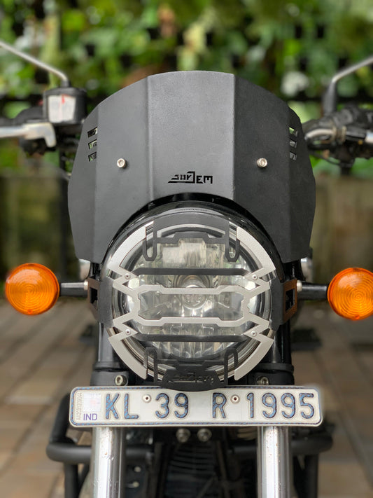 meteor 350 headlight guard