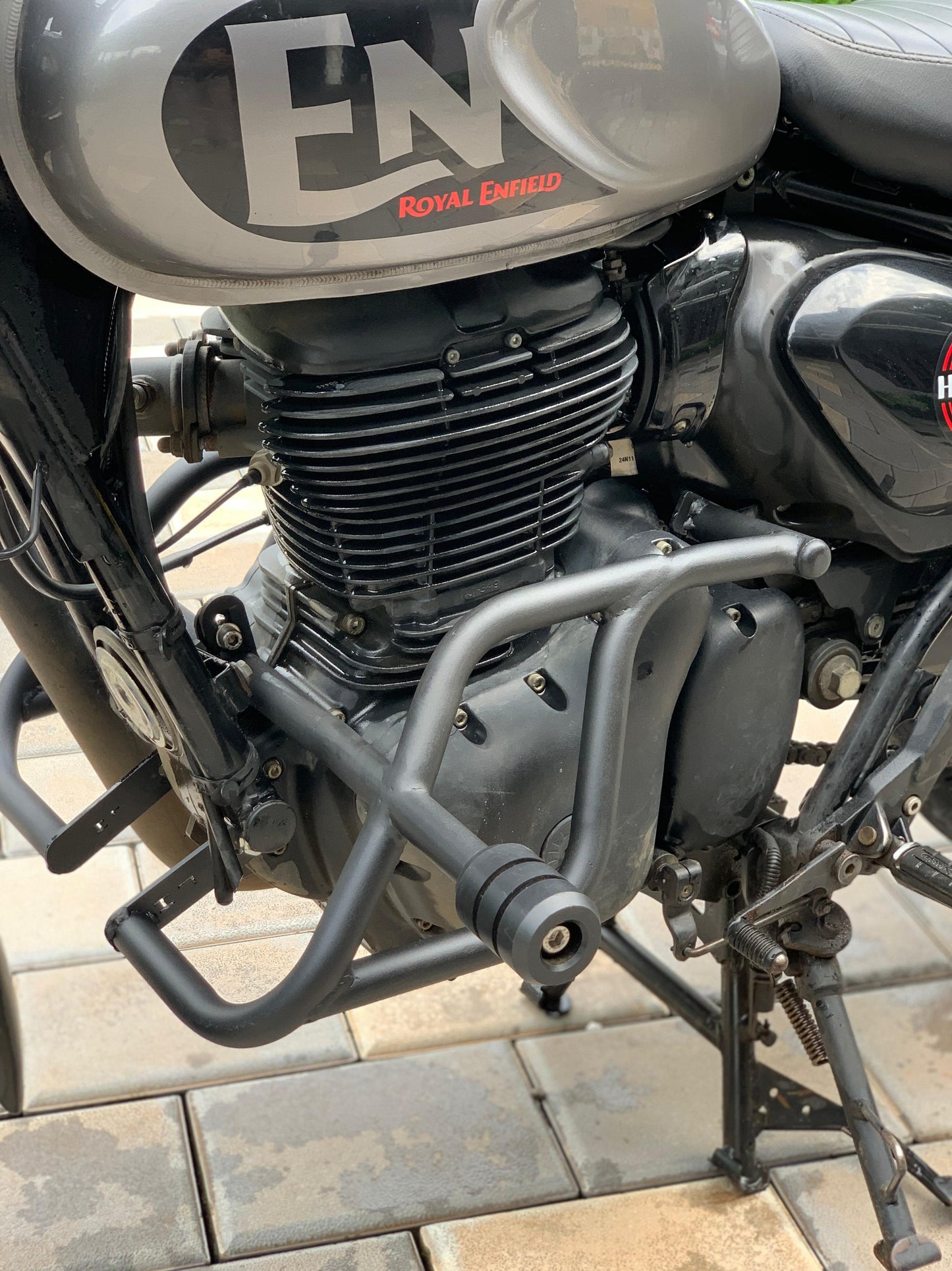 royal enfield hunter 350 crash guard