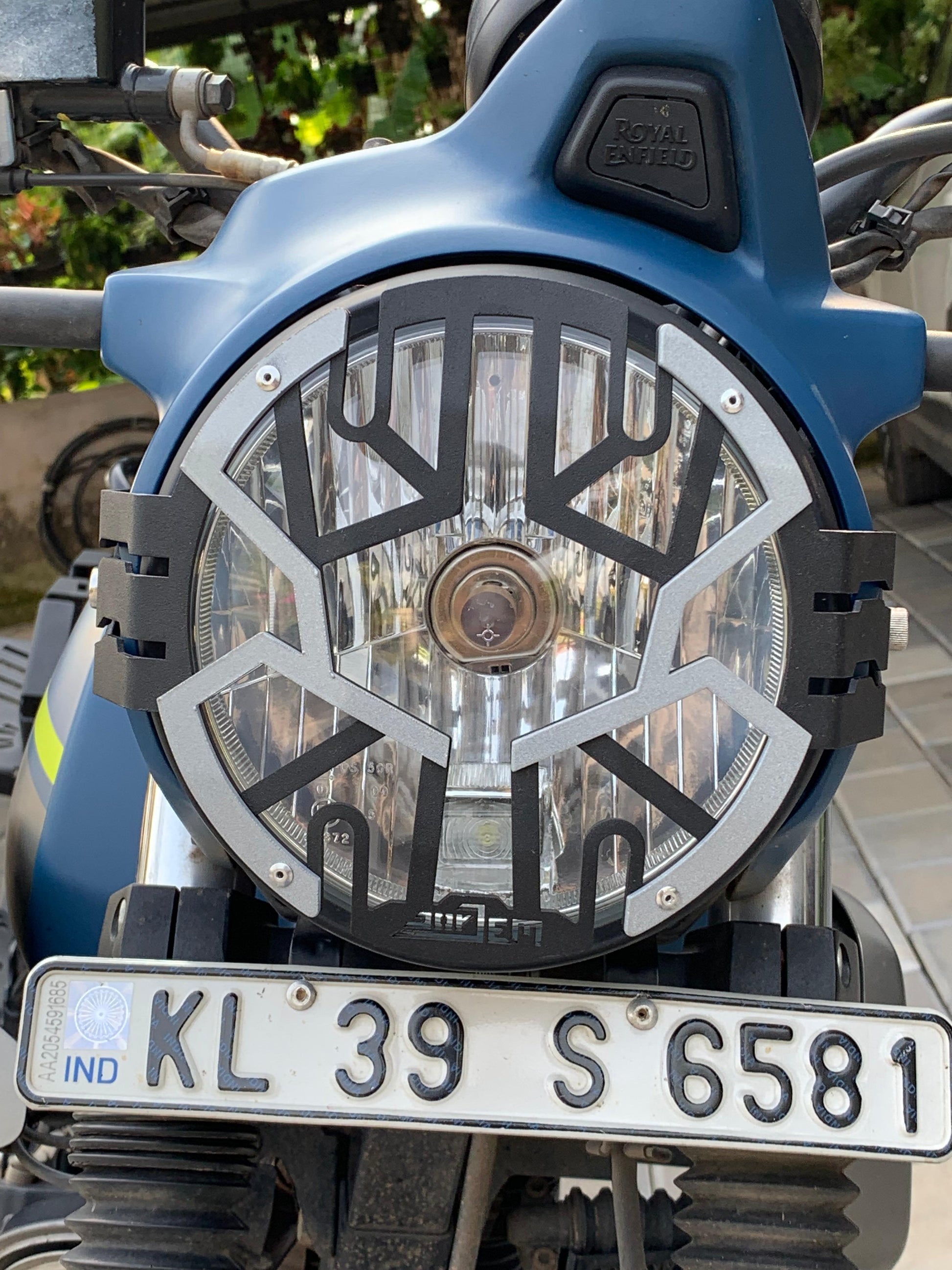 himalayan scram 411 headlight grill