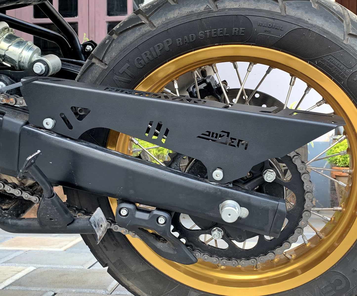 chain guard for himalayan 450