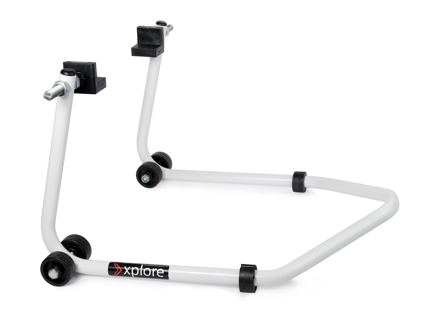 Explore High Quality Universal Paddock Stand With Swingarm L Supports For All Bikes Upto 250kg Weight