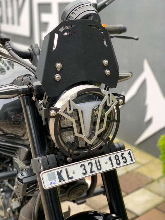 tvs ronin headlight grill