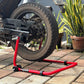 Explore Single Frame High Quality Universal Paddock Stand With Swingarm L Supports For All Bikes Upto 300kg Weight (Lifetime Spare Parts Replacement Availability & 5 Years Frame Warranty