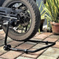 Explore Single Frame High Quality Universal Paddock Stand With Swingarm L Supports For All Bikes Upto 300kg Weight (Lifetime Spare Parts Replacement Availability & 5 Years Frame Warranty