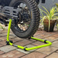 Explore Single Frame High Quality Universal Paddock Stand With Swingarm L Supports For All Bikes Upto 300kg Weight (Lifetime Spare Parts Replacement Availability & 5 Years Frame Warranty