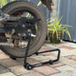 Explore Single Frame High Quality Universal Paddock Stand With Swingarm L Supports For All Bikes Upto 300kg Weight (Lifetime Spare Parts Replacement Availability & 5 Years Frame Warranty