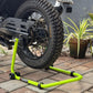 Explore Single Frame High Quality Universal Paddock Stand With Swingarm L Supports For All Bikes Upto 300kg Weight (Lifetime Spare Parts Replacement Availability & 5 Years Frame Warranty
